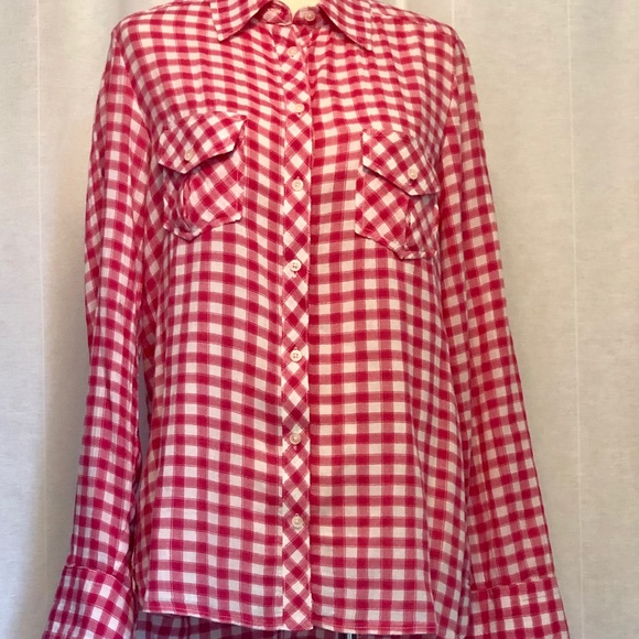 C and C California pink and white shirt - Picture 1 of 3